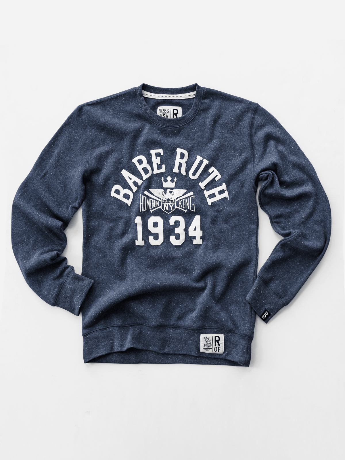 Babe Ruth 1934 NY Navy Sweatshirt - Roots of Fight Canada