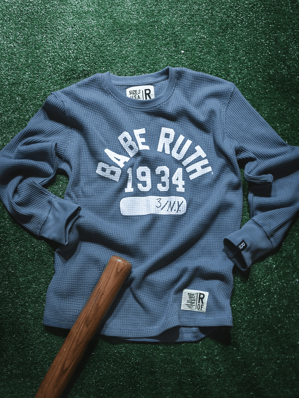 Babe Ruth 1934 NY Slate Blue Thermal - Roots of Fight Canada