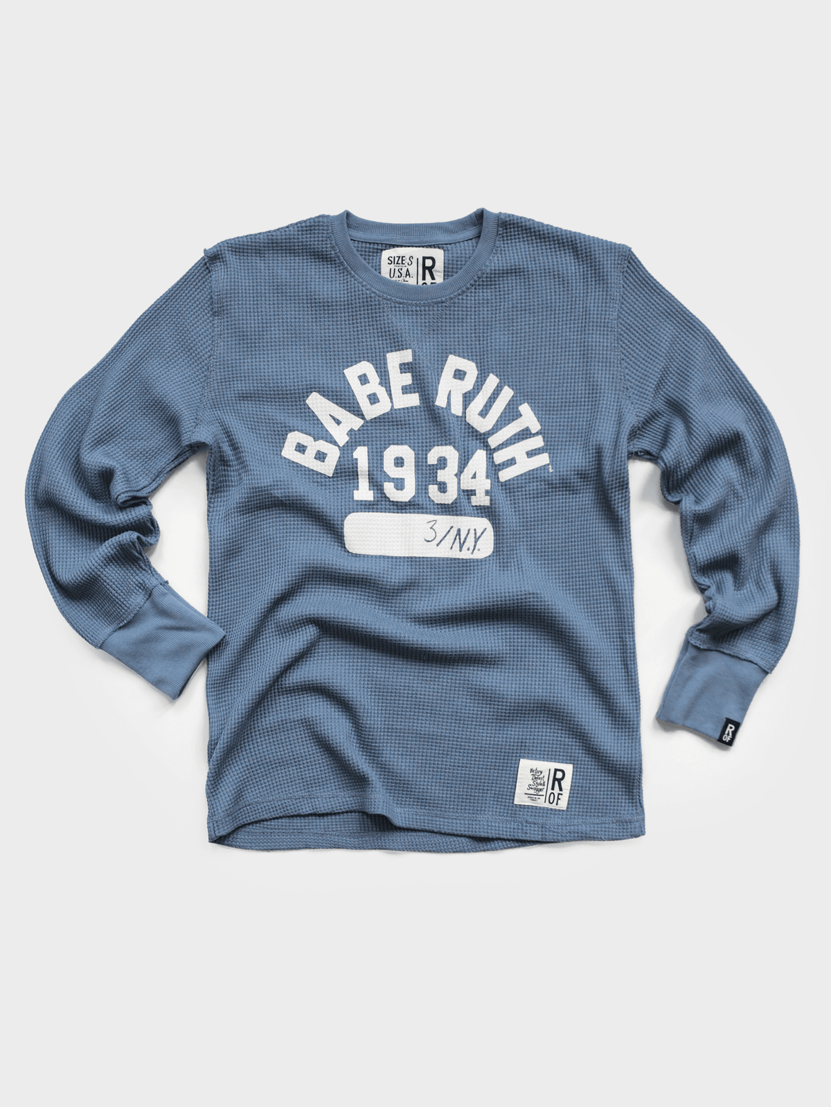 Babe Ruth 1934 NY Slate Blue Thermal - Roots of Fight Canada