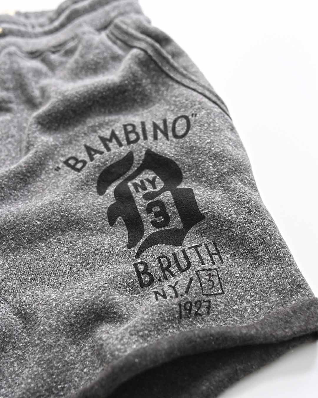 Babe Ruth Bambino '27 Grey Shorts - Roots of Fight Canada