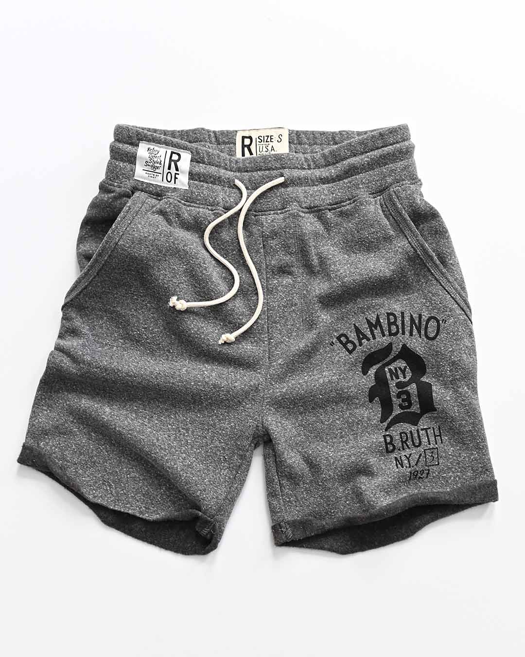 Babe Ruth Bambino '27 Grey Shorts - Roots of Fight Canada