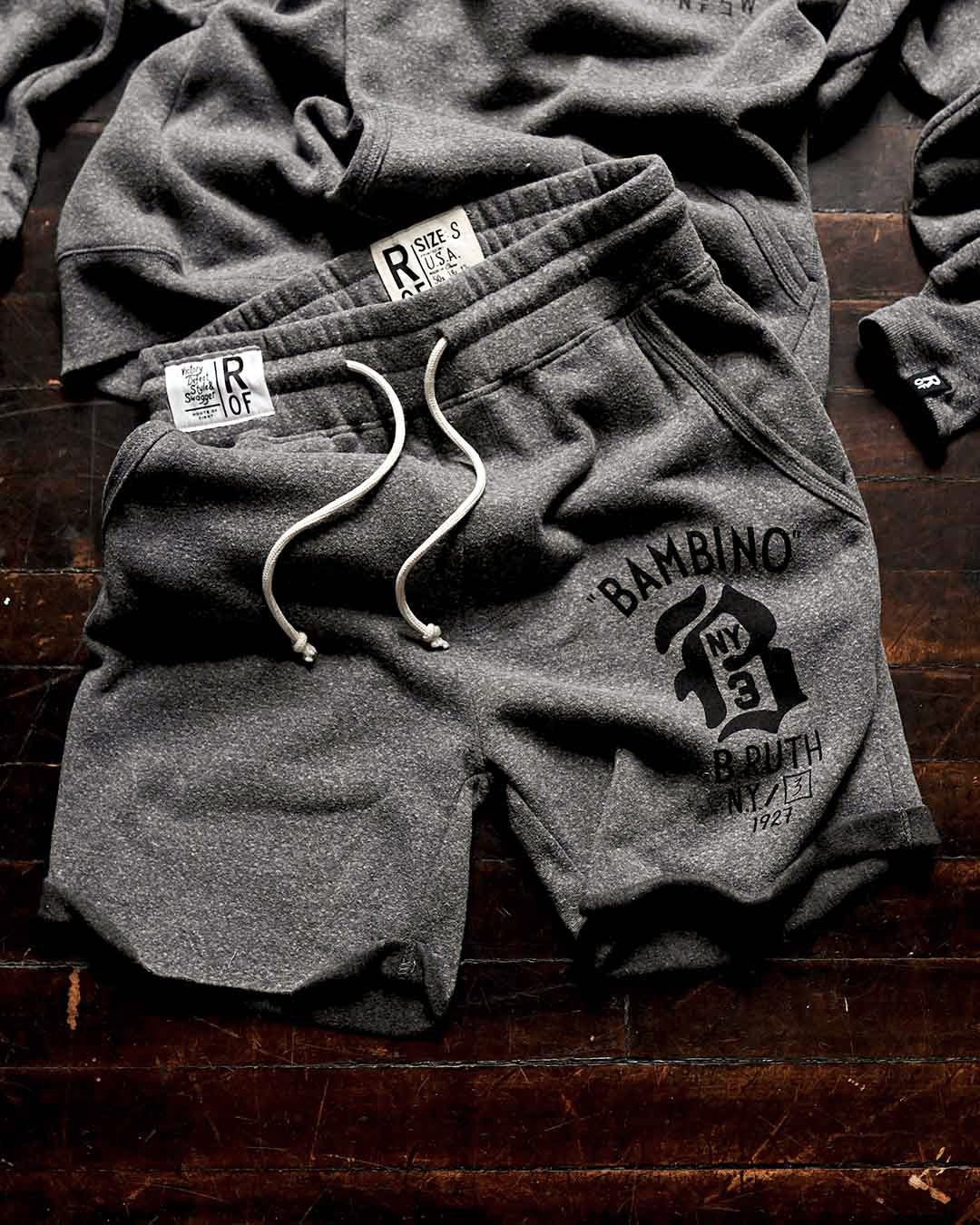 Babe Ruth Bambino '27 Grey Shorts - Roots of Fight Canada