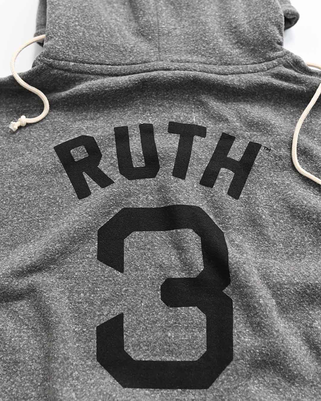 Babe Ruth NY Sultan of Swat Grey PO Hoody - Roots of Fight Canada