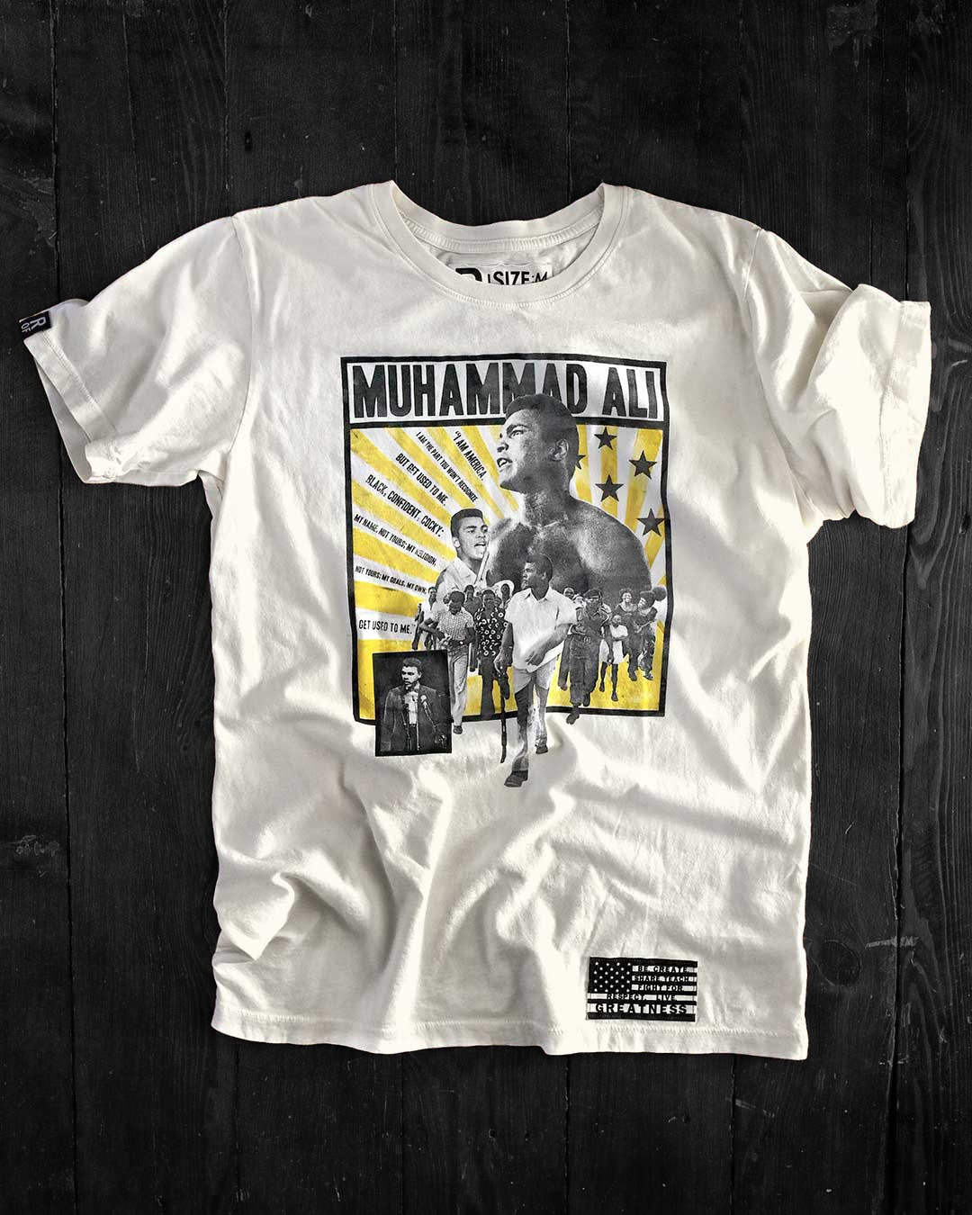 BHT - Ali &#39;Get Used to Me&#39; White Tee - Roots of Fight Canada