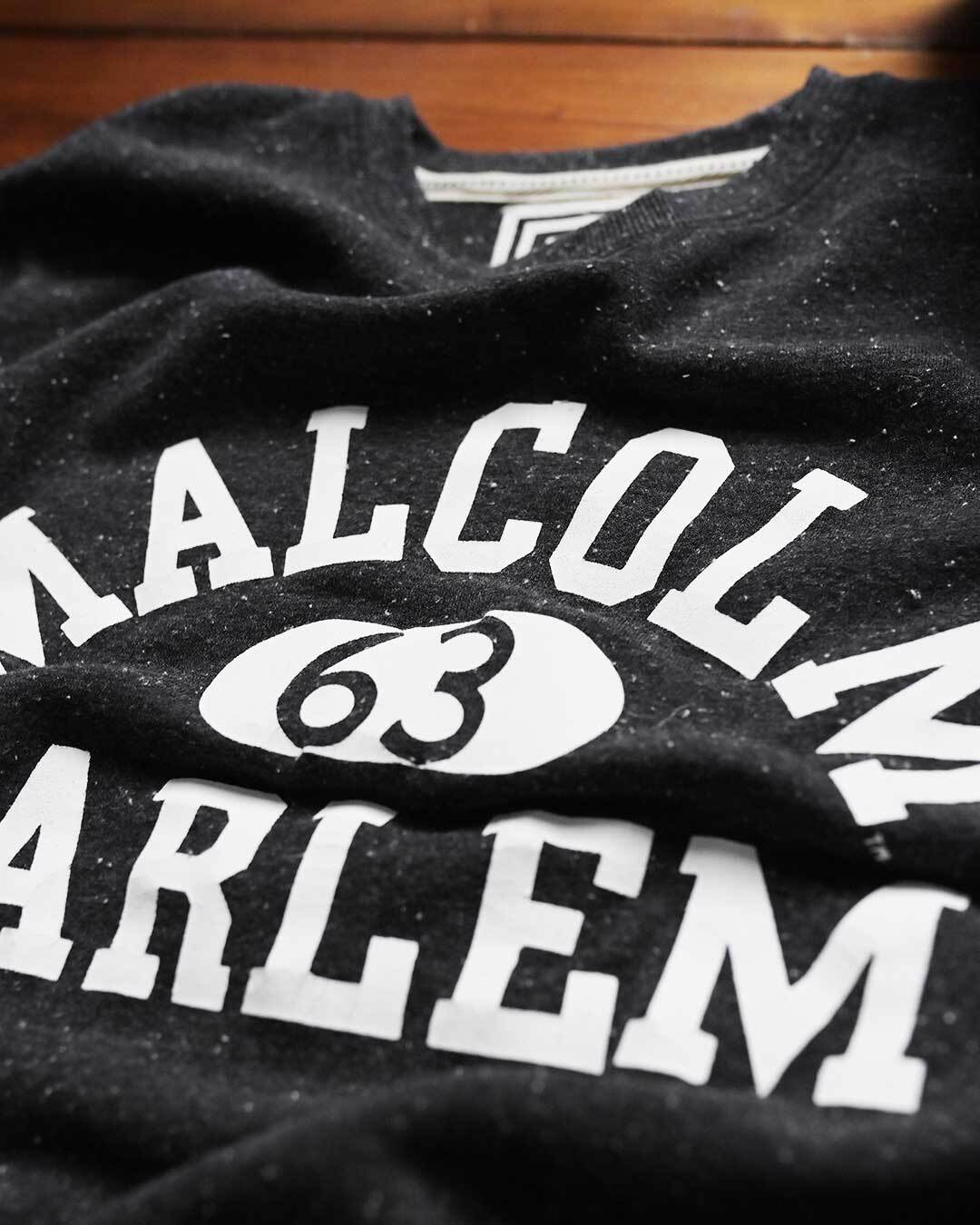 BHT - Malcolm X Harlem Black Sweatshirt - Roots of Fight Canada
