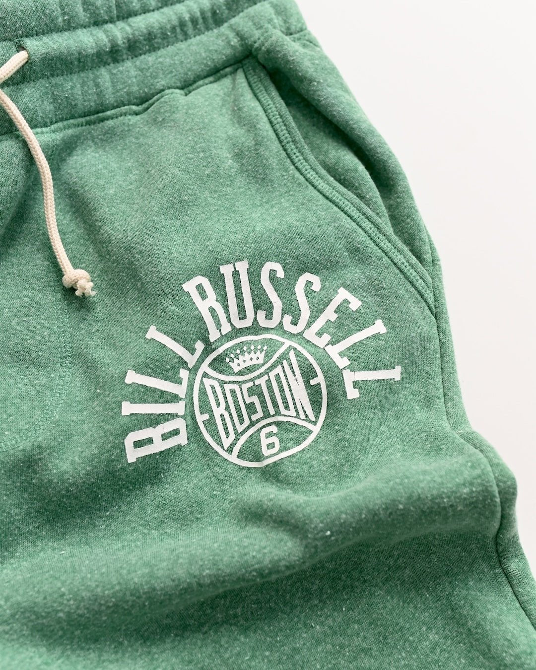 Bill Russell Boston #6 Green Sweatpants - Roots of Fight Canada