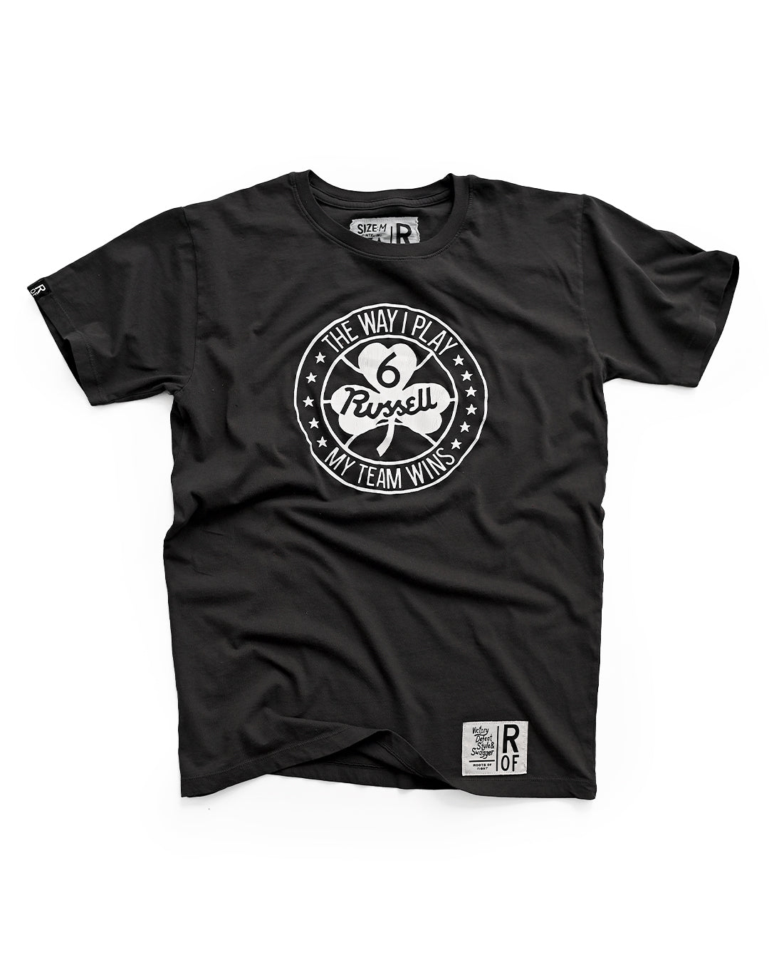 Bill Russell 'The Way I Play' Black Tee - Roots of Fight Canada