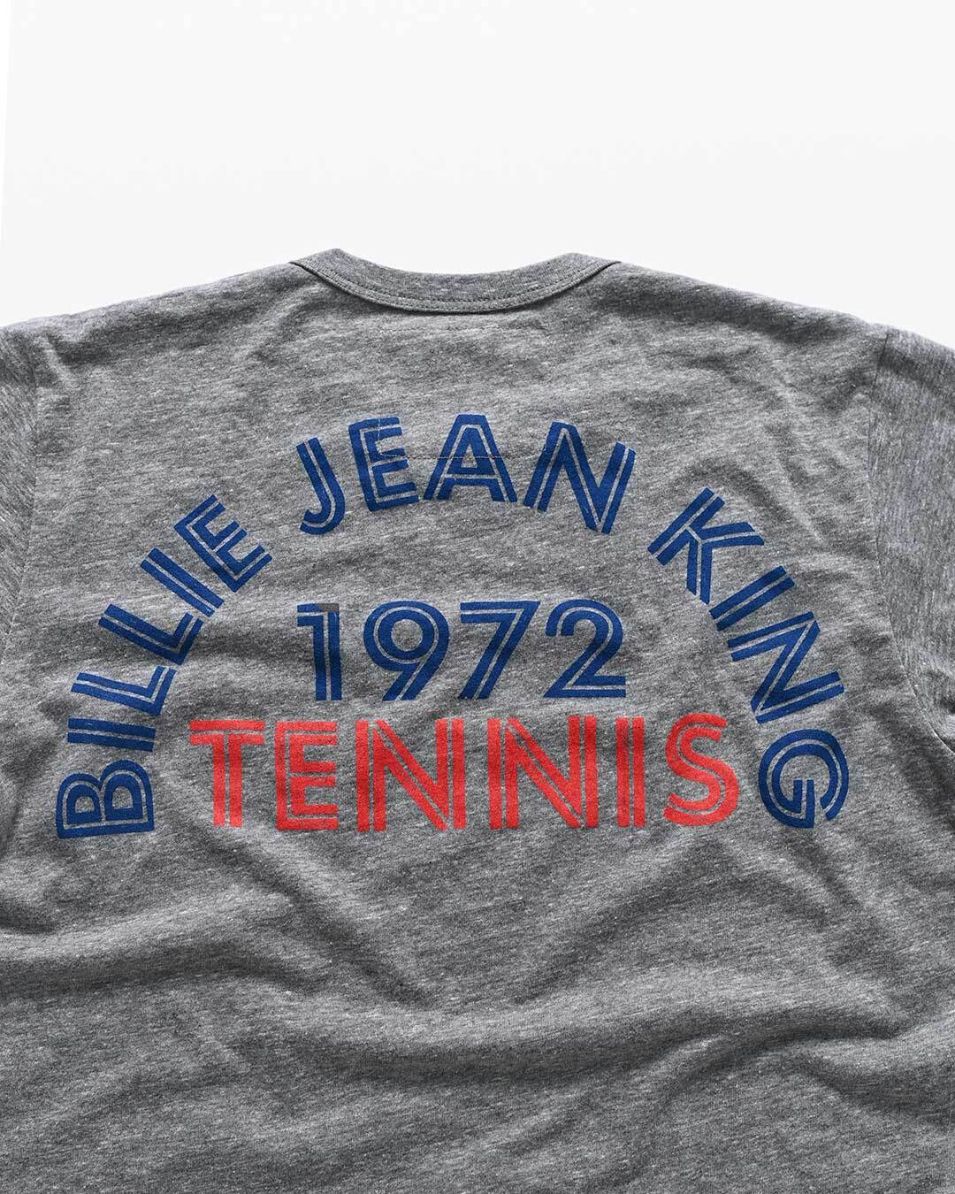 Billie Jean King Classic Grey Tee - Roots of Fight Canada