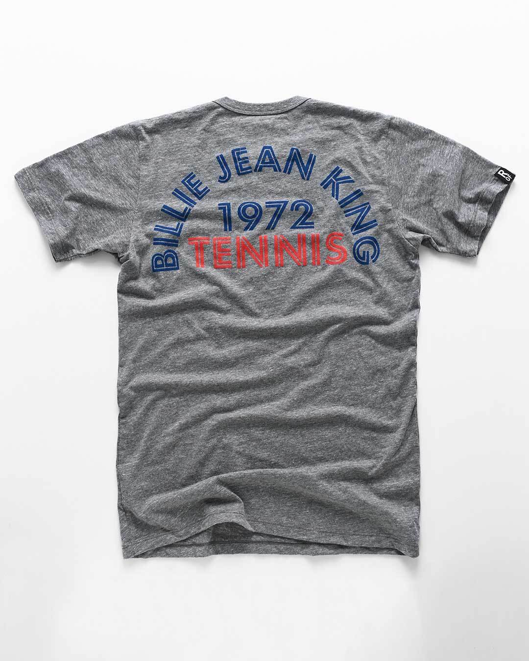 Billie Jean King Classic Grey Tee - Roots of Fight Canada
