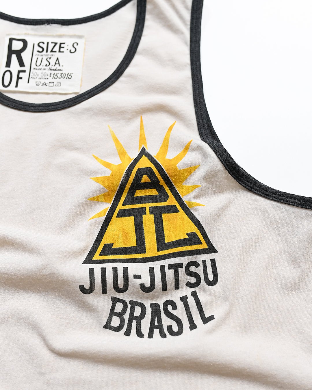 Brazilian Jiu - Jitsu White Tank - Roots of Fight Canada