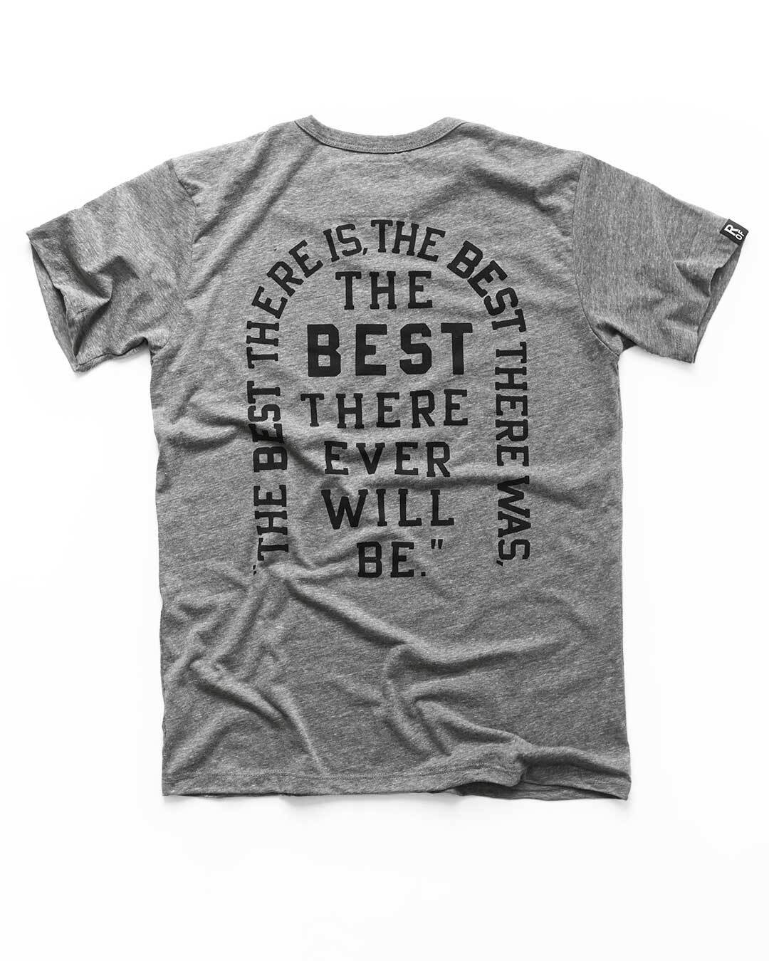 Bret Hart 32 Time Champ Grey Tee - Roots of Fight Canada
