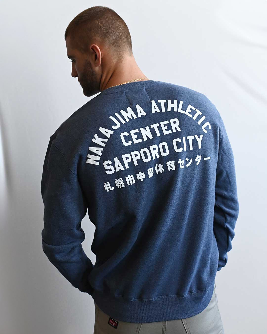 Bret Hart Hitman Japan Navy Sweatshirt - Roots of Fight Canada
