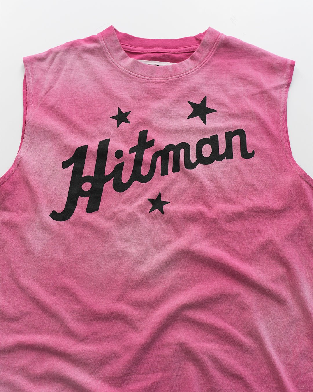 Bret Hart Hitman Pink Muscle Tee - Roots of Fight Canada