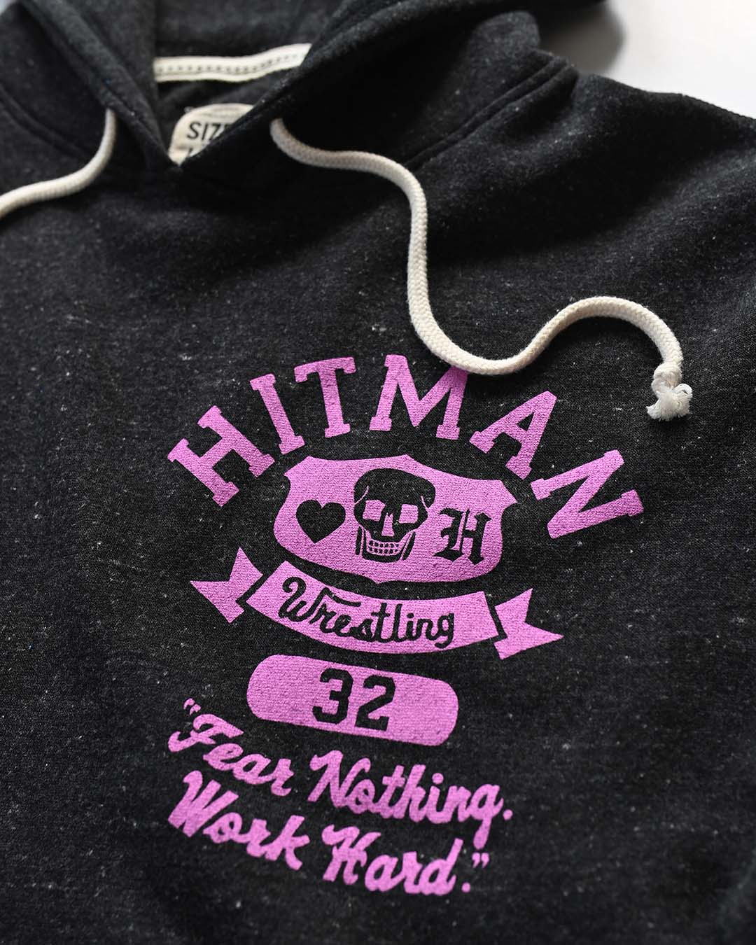 Bret 'Hitman' Hart Fear Nothing Black PO Hoody - Roots of Fight Canada