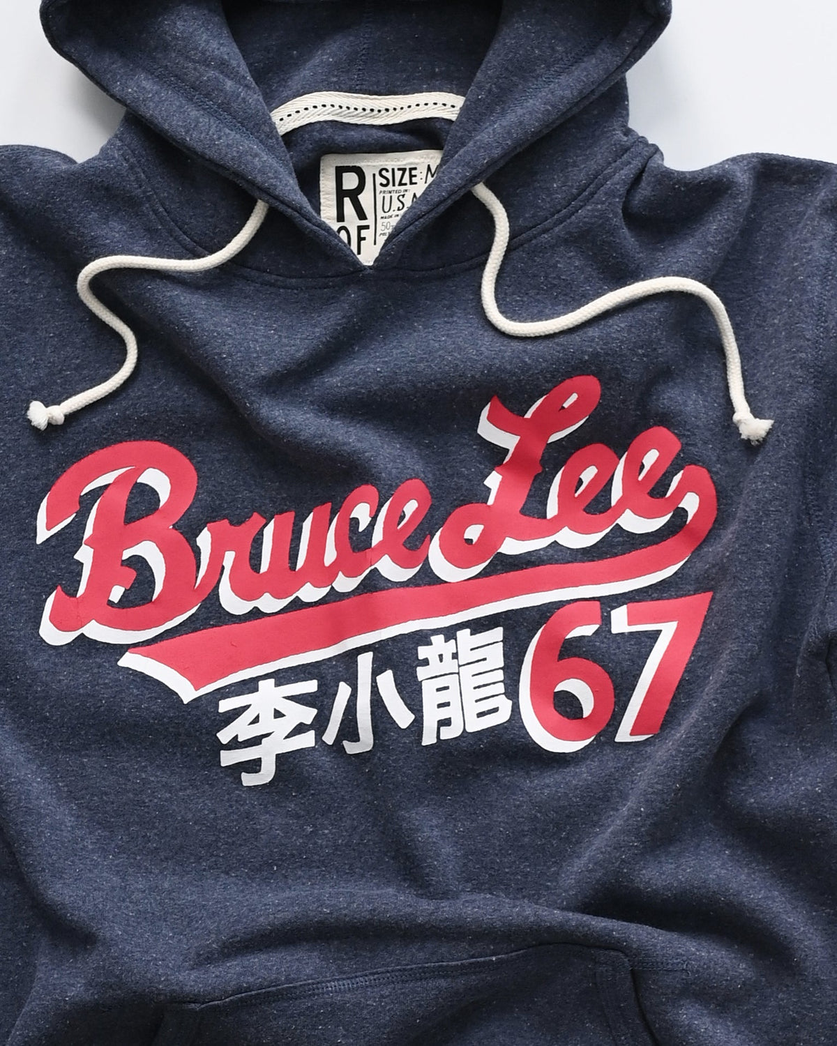 Bruce Lee &#39;67 Navy PO Hoody - Roots of Fight Canada