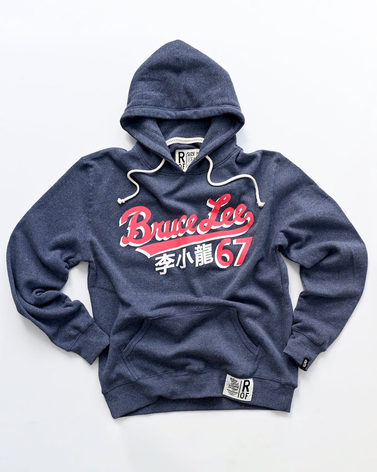 Bruce Lee &#39;67 Navy PO Hoody - Roots of Fight Canada