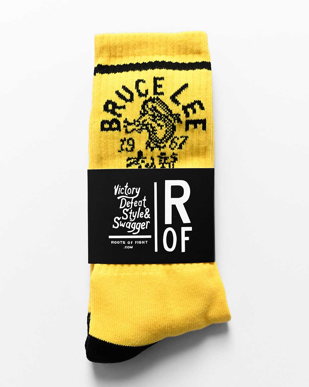 Bruce Lee &#39;67 Yellow Socks - Roots of Fight Canada