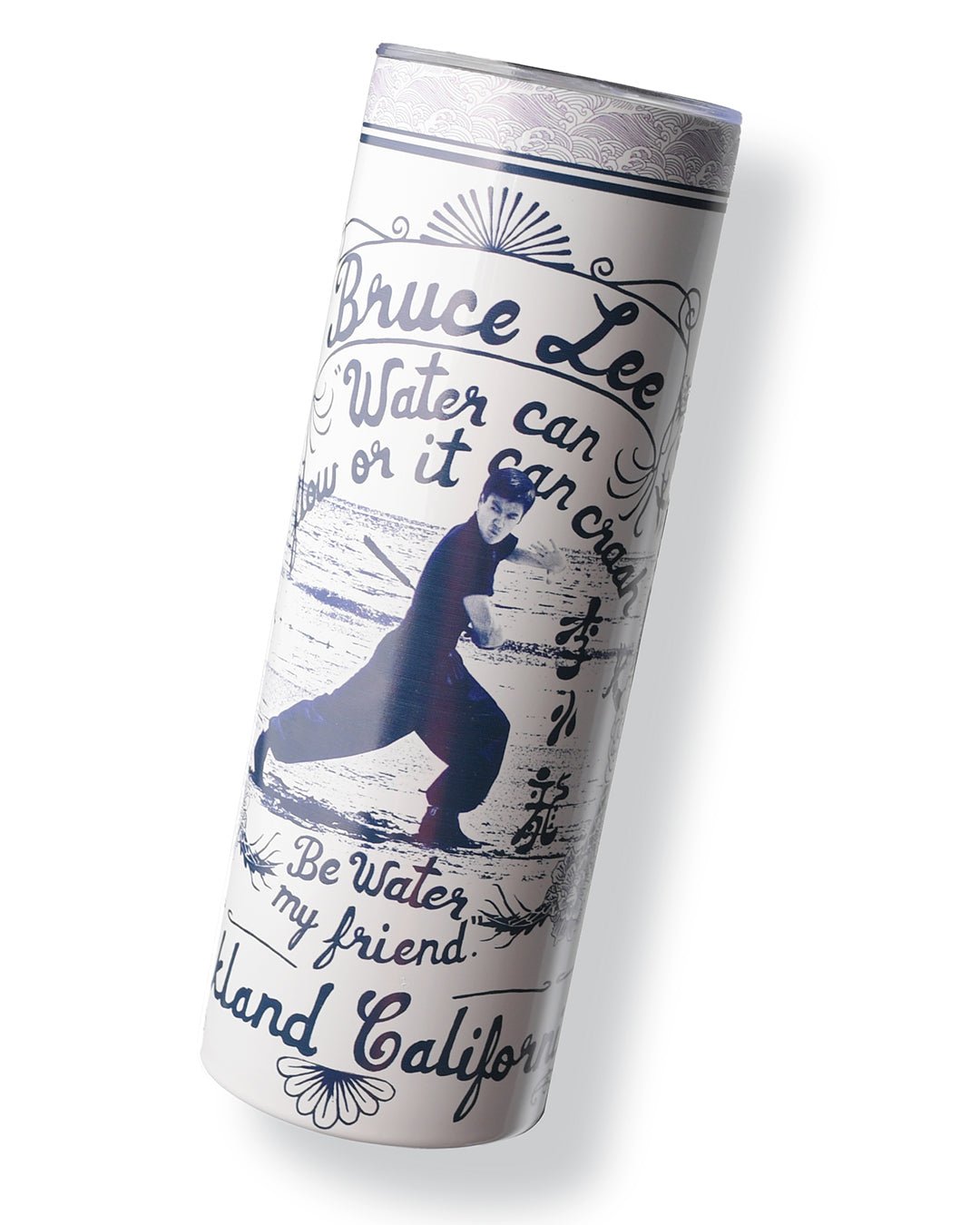 Bruce Lee Be Water Tumbler - Roots of Fight Canada