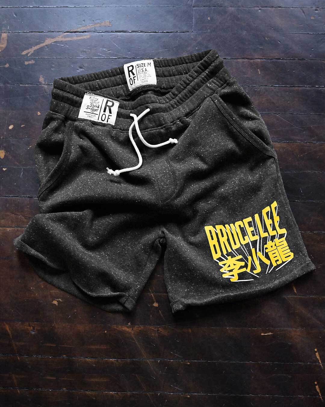 Bruce Lee Classic Black Shorts - Roots of Fight Canada
