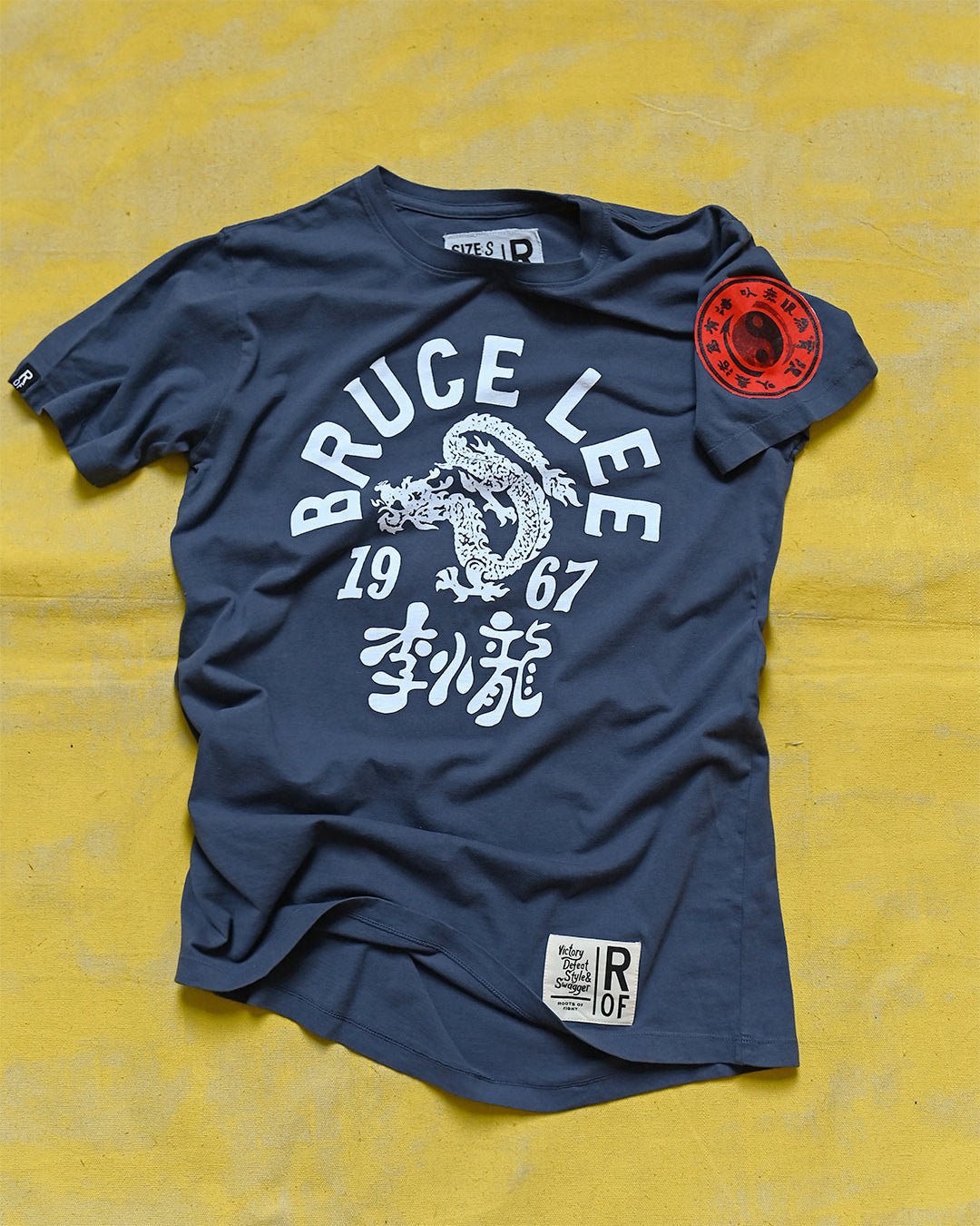 Bruce Lee Freedom Navy Tee - Roots of Fight Canada