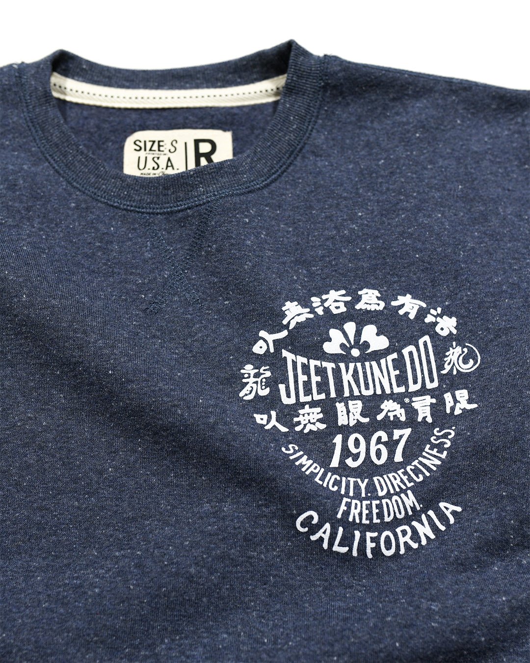 Bruce Lee Jeet Kune Do '67 Navy Sweatshirt - Roots of Fight Canada