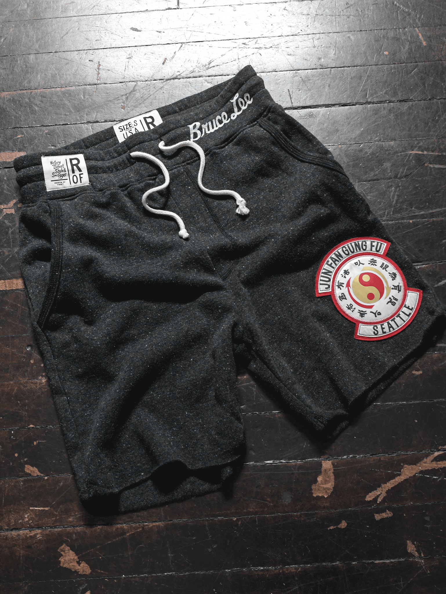 Bruce Lee JFGF Black Shorts - Roots of Fight Canada