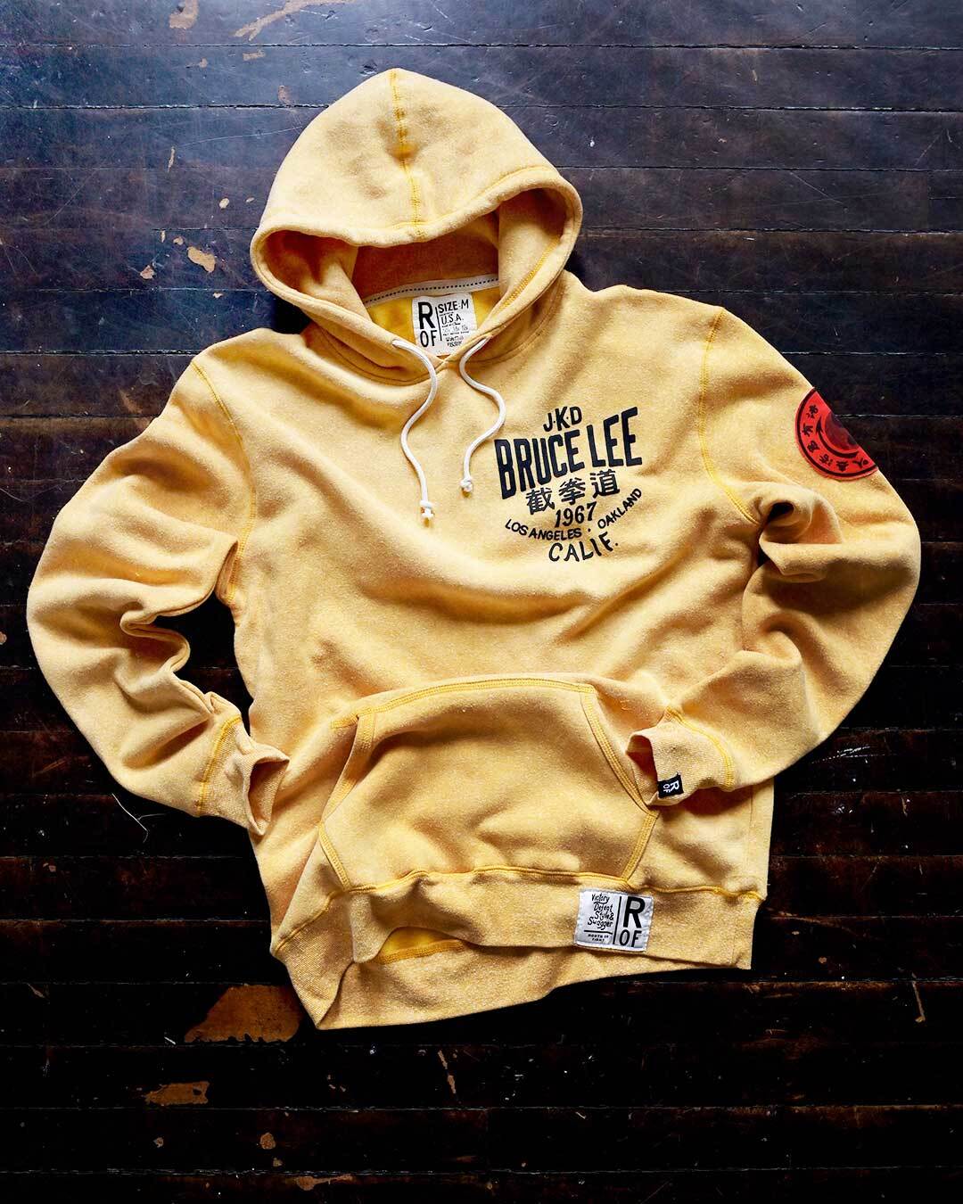 Bruce Lee JKD 1967 Yellow PO Hoody - Roots of Fight Canada