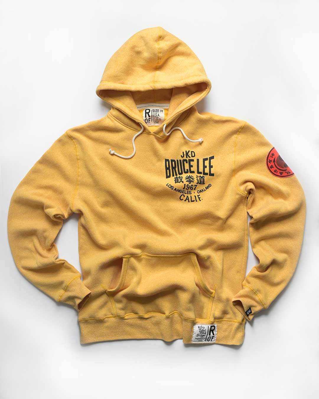 Bruce Lee JKD 1967 Yellow PO Hoody - Roots of Fight Canada