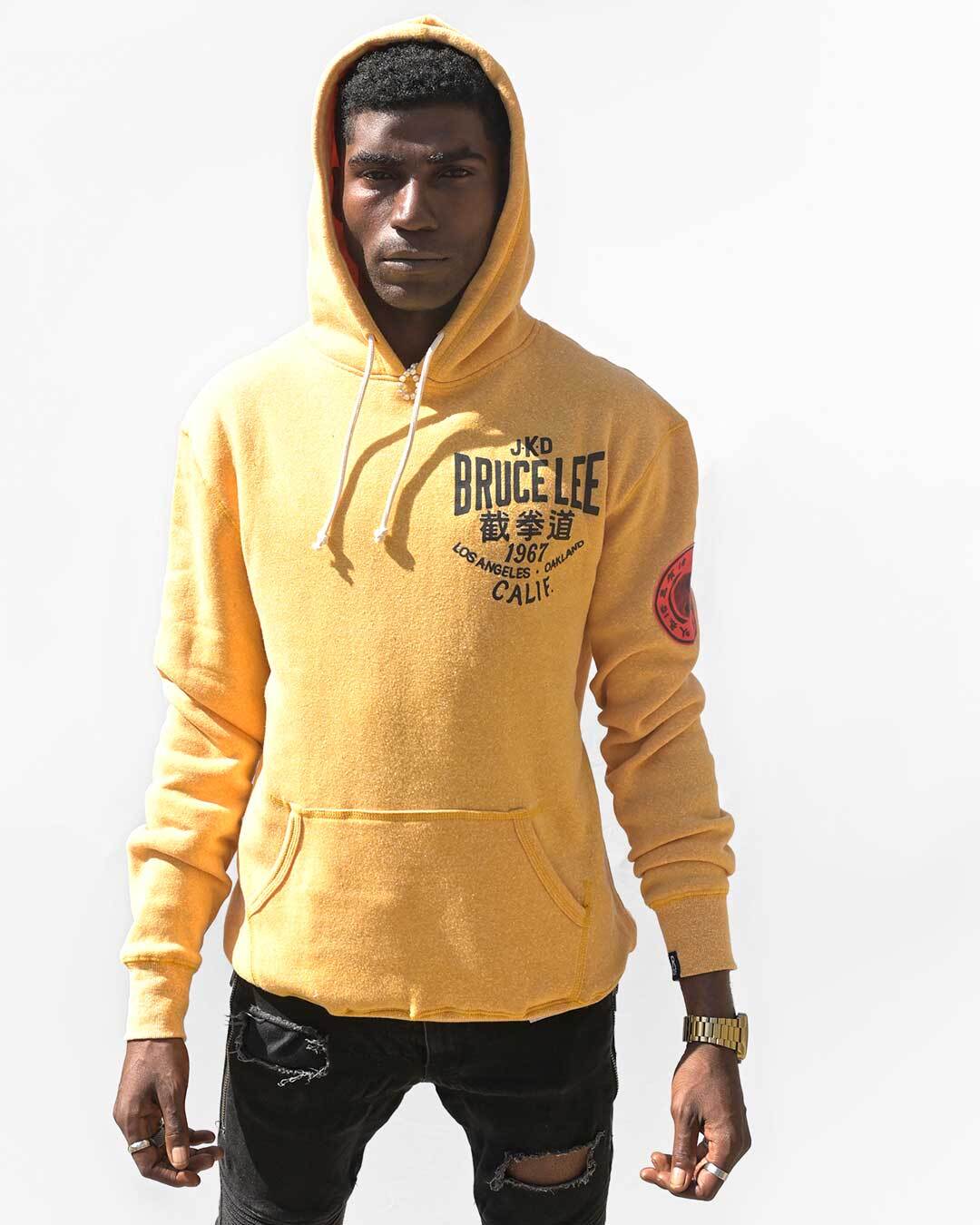 Bruce Lee JKD 1967 Yellow PO Hoody - Roots of Fight Canada