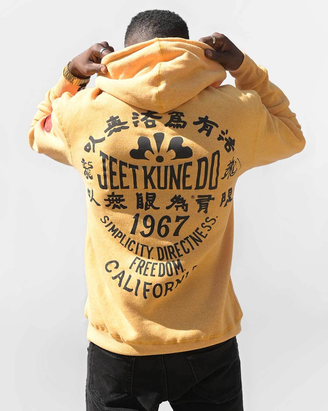 Bruce Lee JKD 1967 Yellow PO Hoody - Roots of Fight Canada