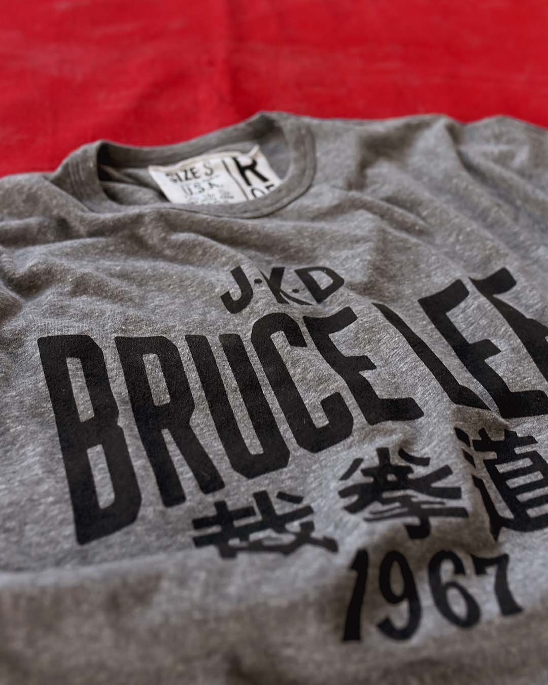Bruce Lee JKD &#39;67 Grey Triblend Tee - Roots of Fight Canada