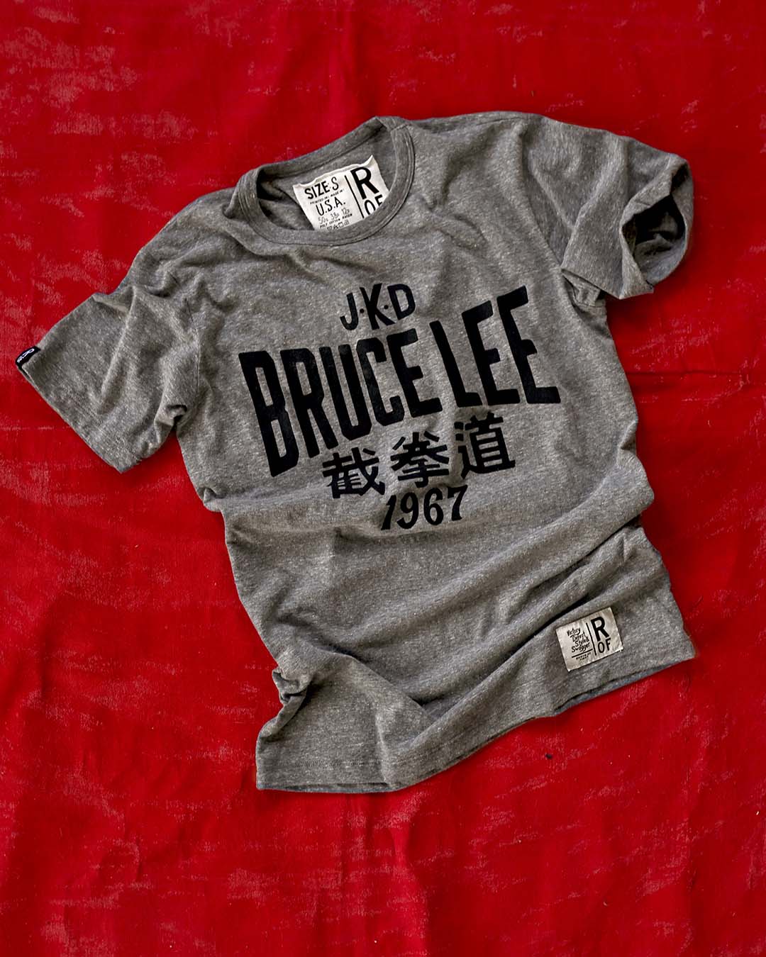 Bruce Lee JKD &#39;67 Grey Triblend Tee - Roots of Fight Canada