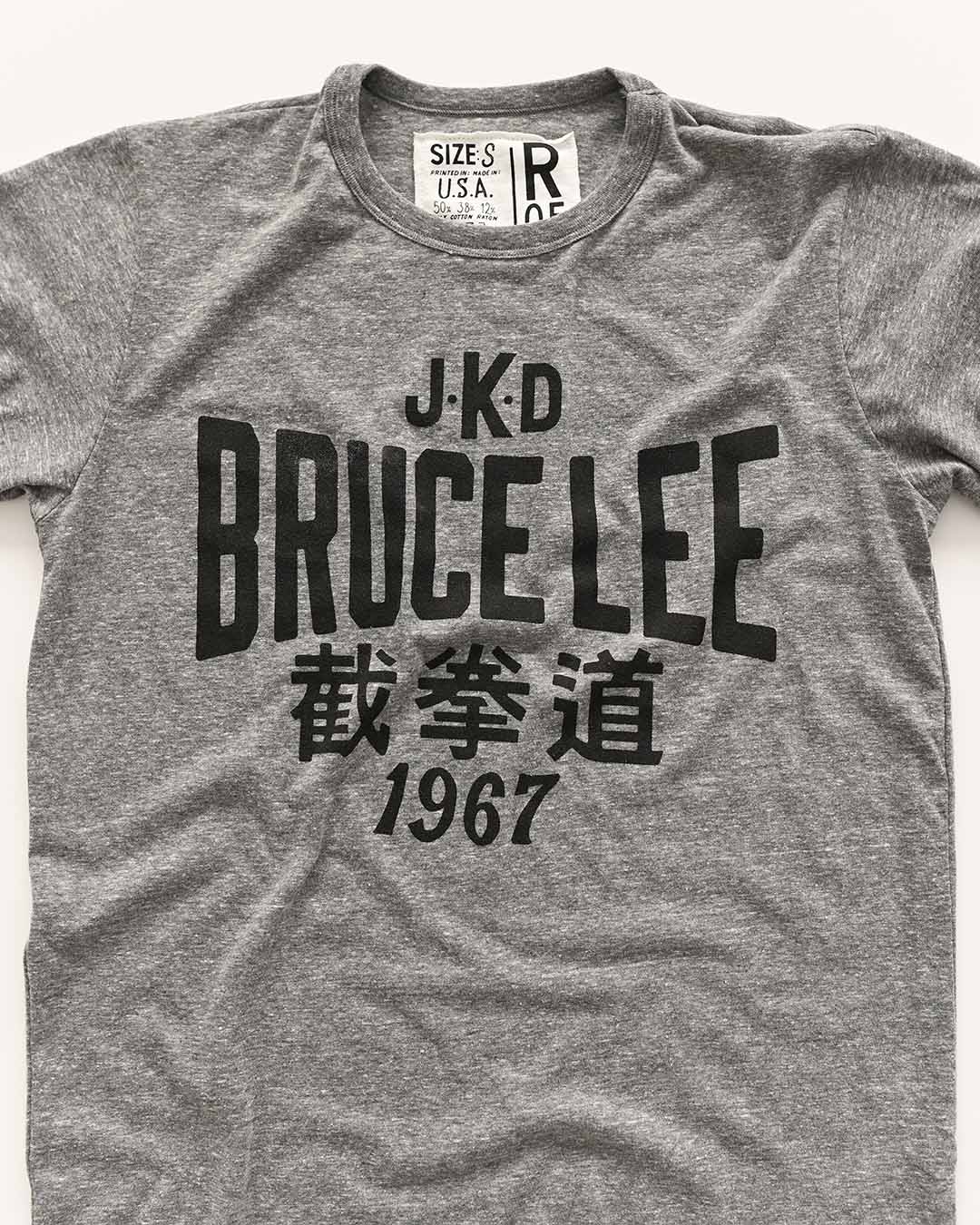 Bruce Lee JKD &#39;67 Grey Triblend Tee - Roots of Fight Canada