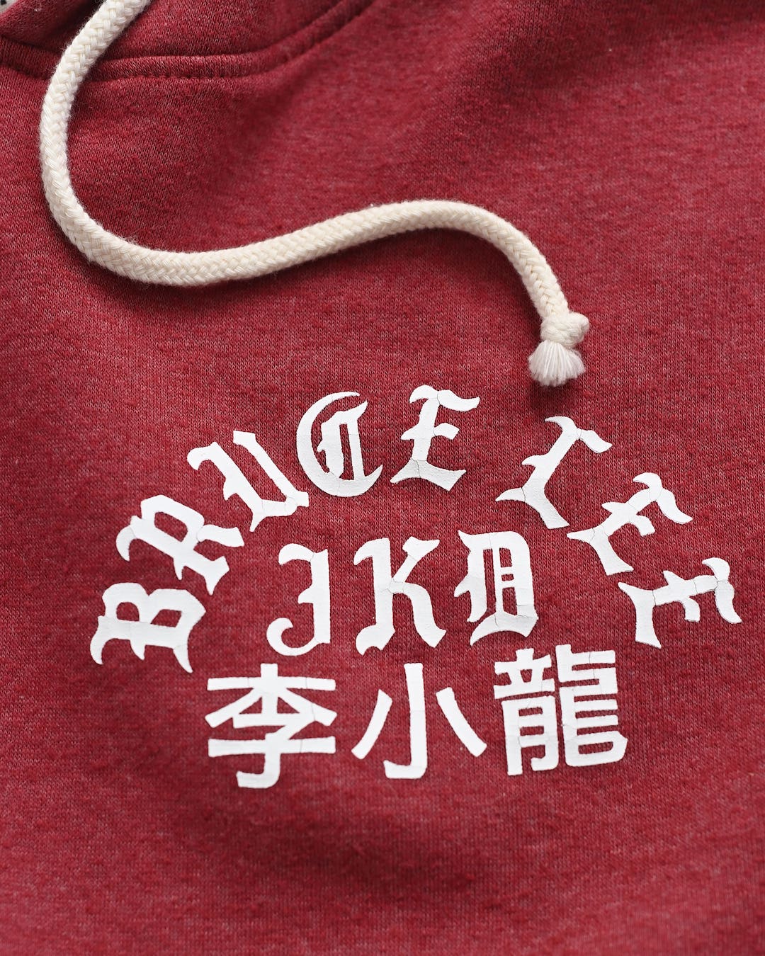 Bruce Lee Oakland '67 Cardinal PO Hoody - Roots of Fight Canada