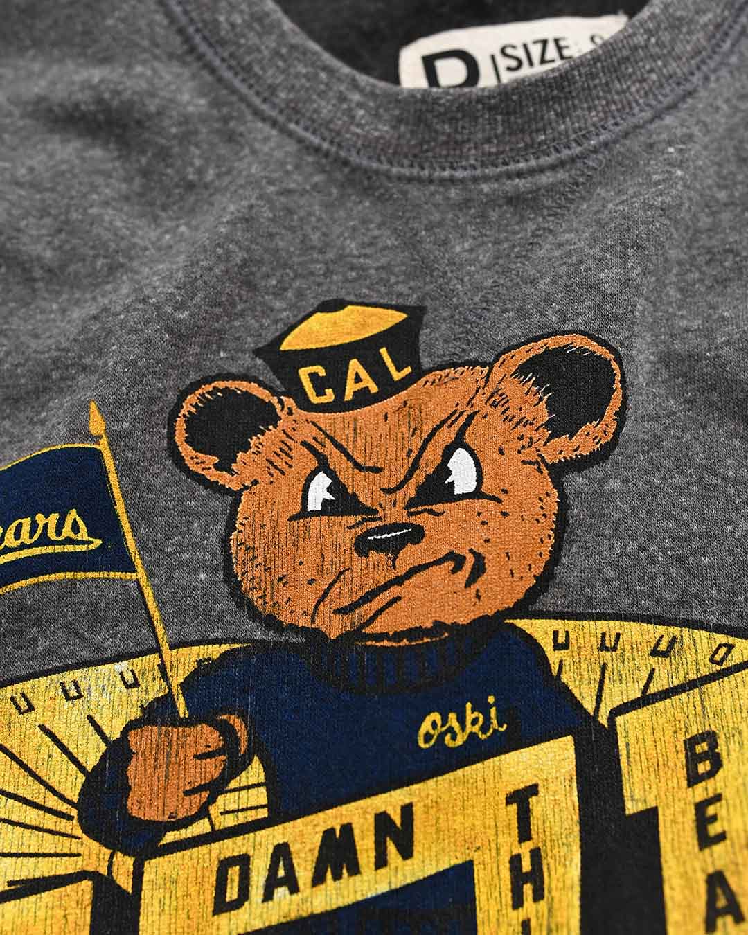 CAL - Golden Bears Football Grey Sweatshirt - Roots of Fight Canada