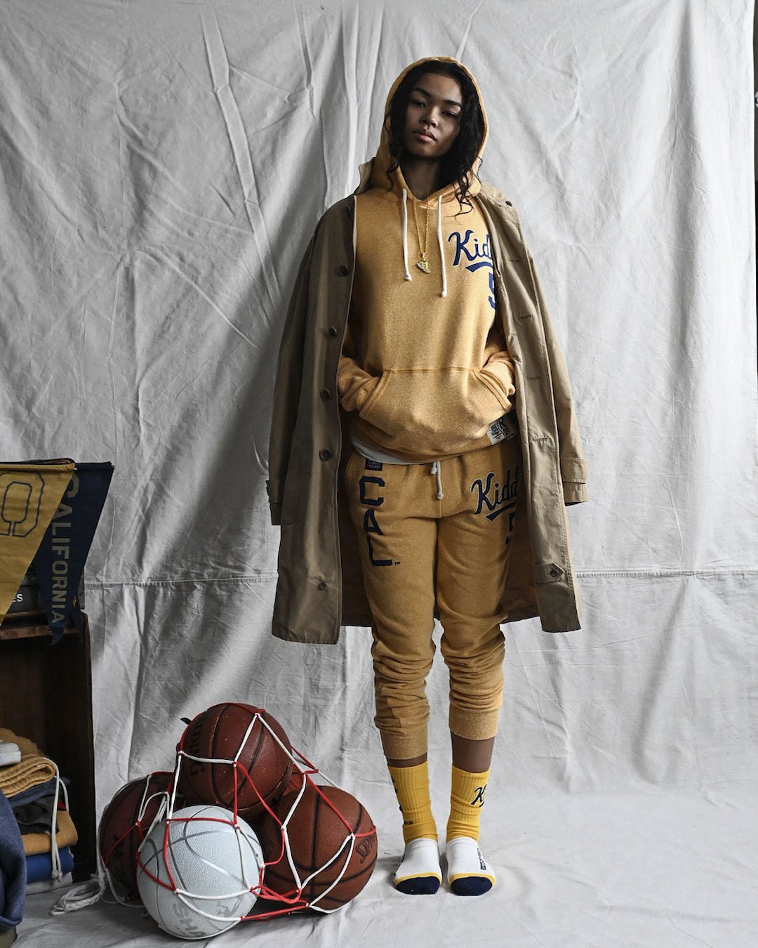 CAL - Jason Kidd #5 Gold PO Hoody - Roots of Fight Canada