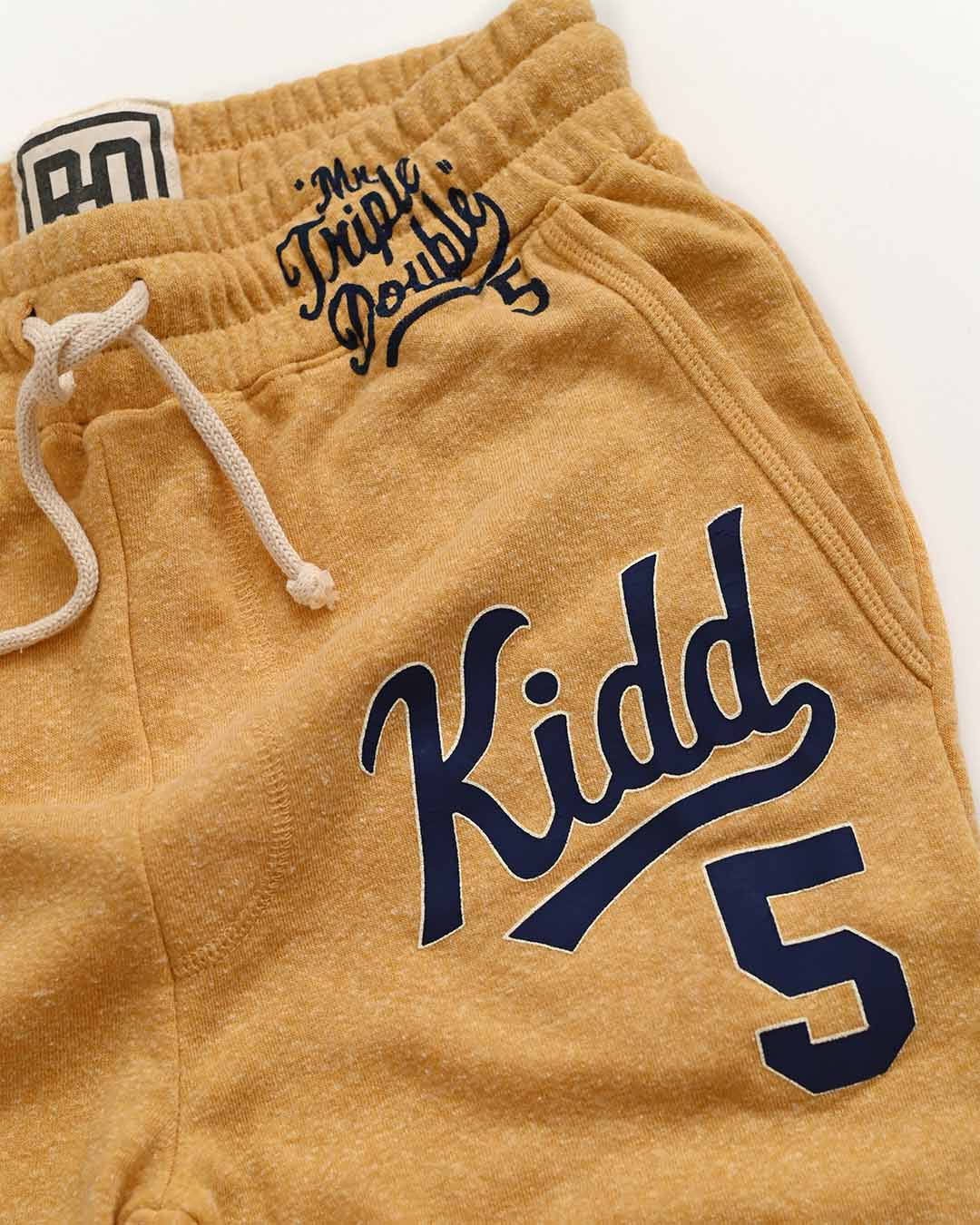 CAL - Jason Kidd #5 Gold Sweatpants - Roots of Fight Canada