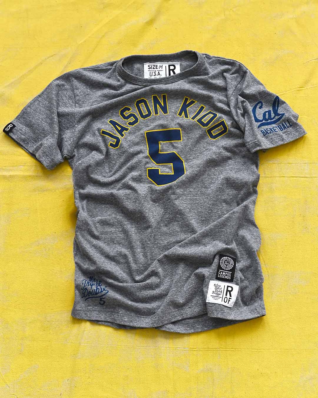 CAL - Jason Kidd #5 Grey Tee - Roots of Fight Canada
