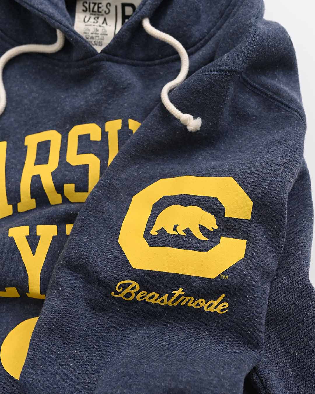 CAL - Marshawn Lynch #10 Navy PO Hoody - Roots of Fight Canada