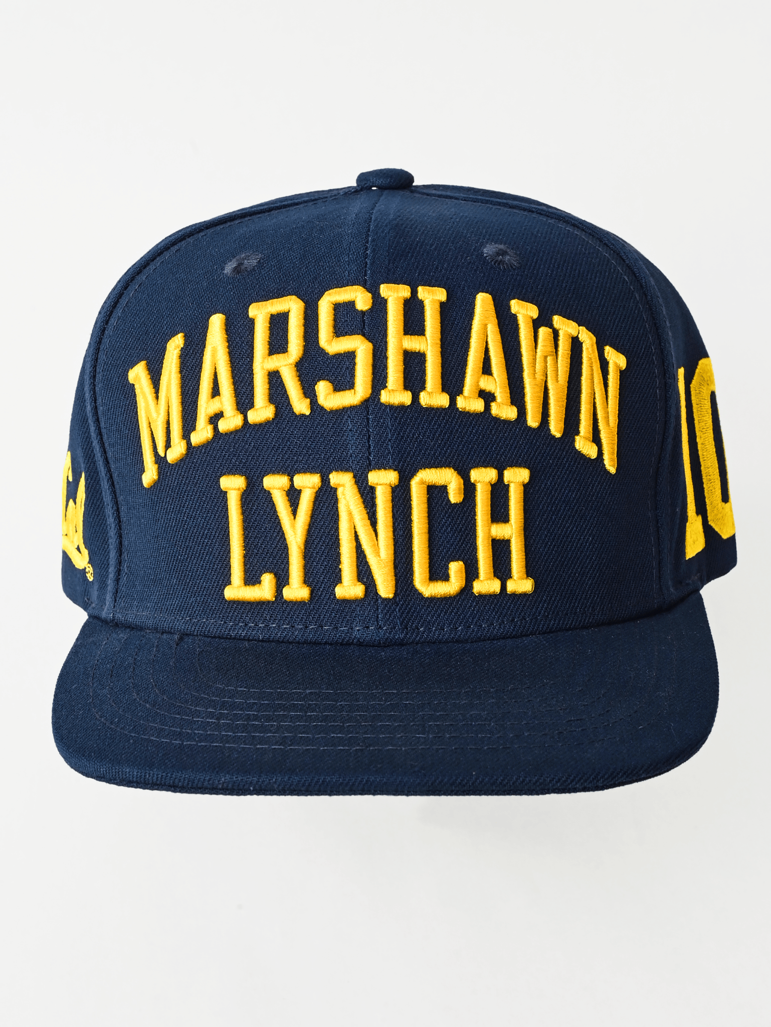 CAL - Marshawn Lynch 10 Navy Snapback Hat - Roots of Fight Canada