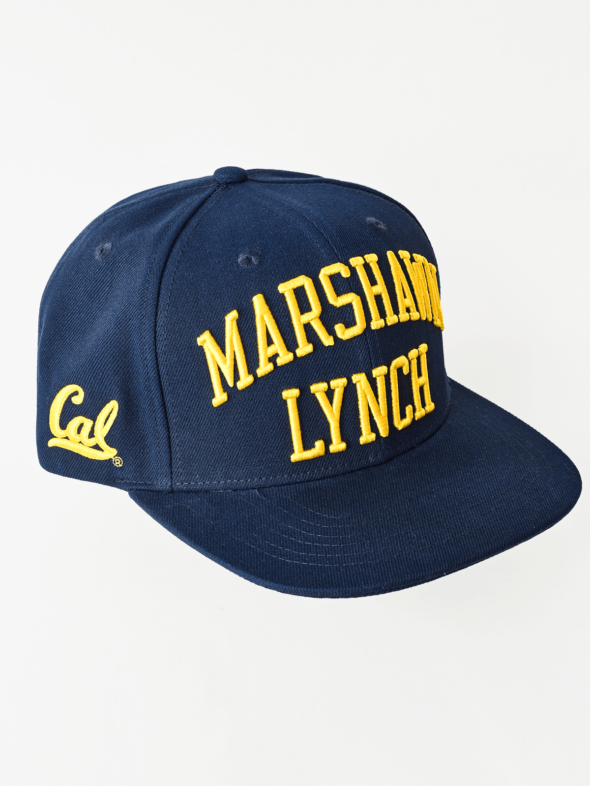 CAL - Marshawn Lynch 10 Navy Snapback Hat - Roots of Fight Canada