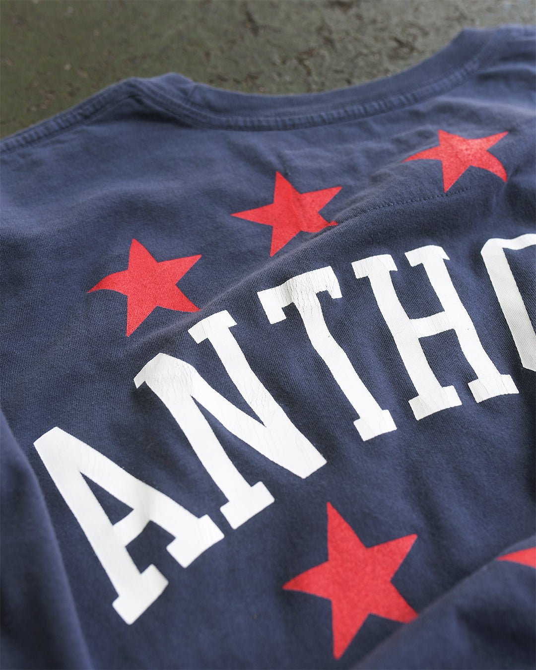 Carmelo Anthony 15 Basketball Navy Tee - Roots of Fight Canada