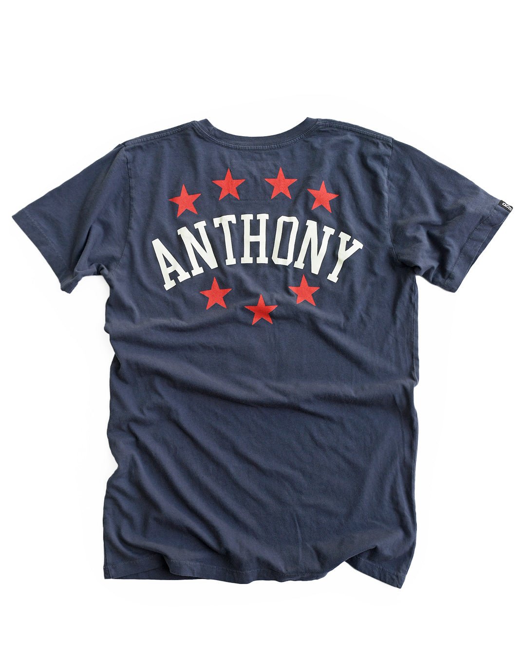 Carmelo Anthony 15 Basketball Navy Tee - Roots of Fight Canada