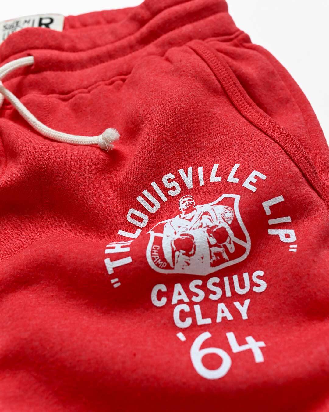 Cassius Clay Louisville LIP Red Sweatpants - Roots of Fight Canada