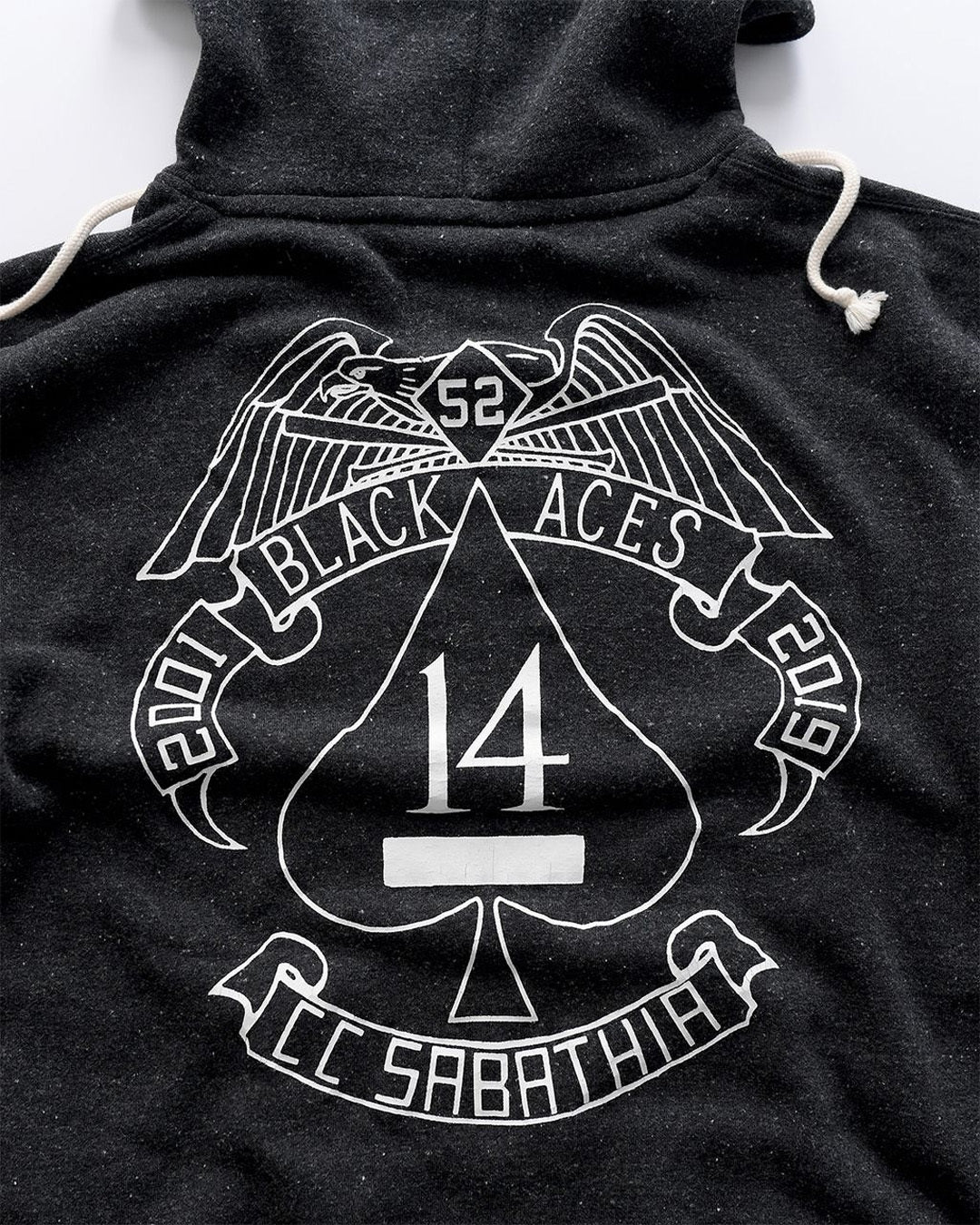 CC Sabathia Black Aces Black PO Hoody - Roots of Fight Canada