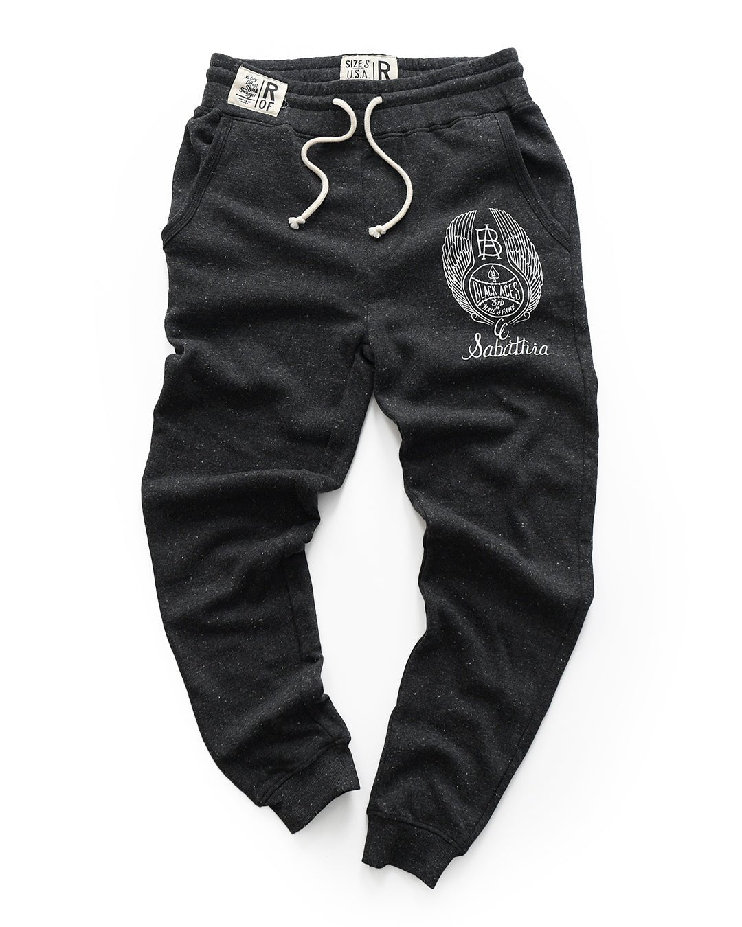 CC Sabathia Black Aces Black Sweatpants - Roots of Fight Canada