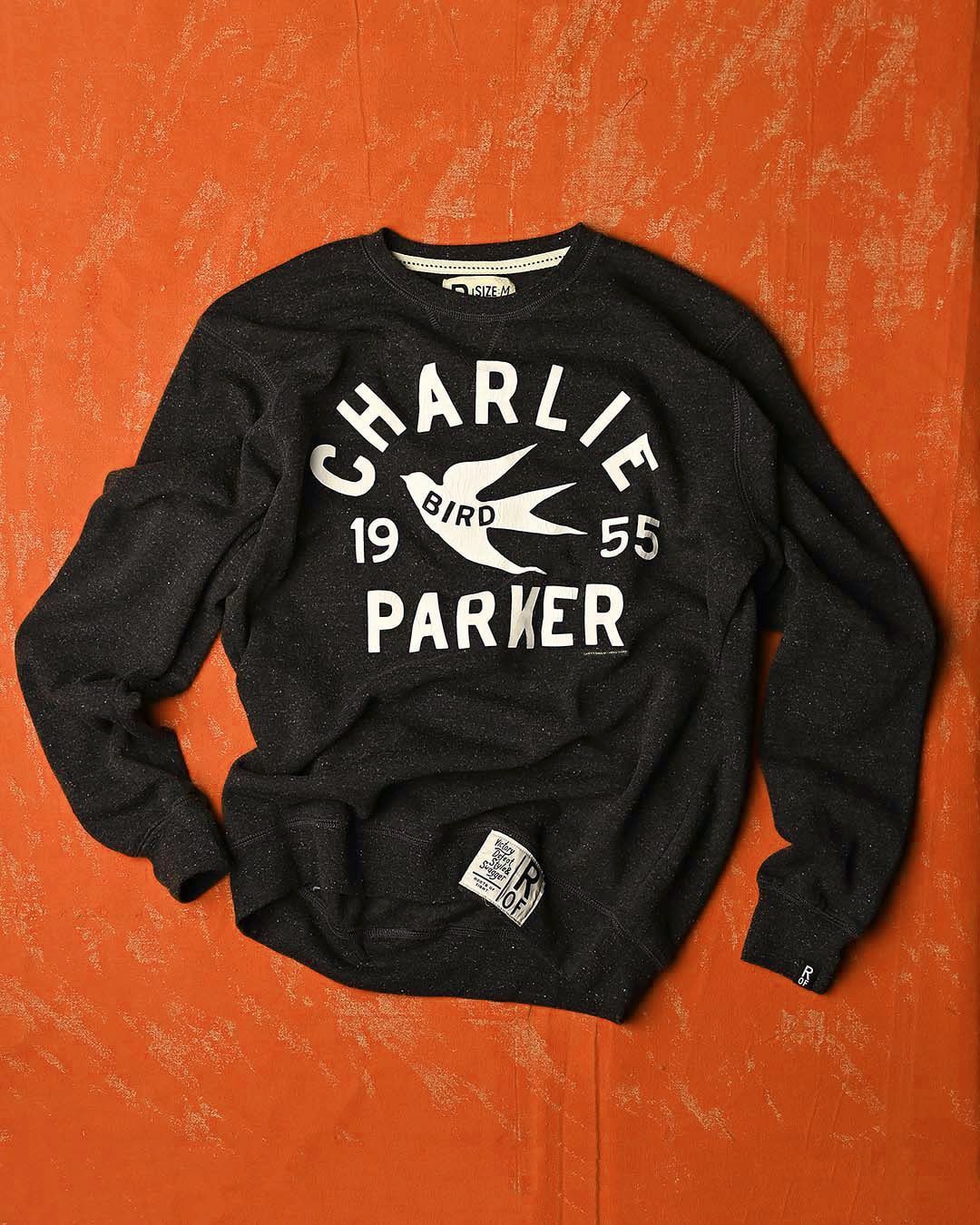 Charlie "Bird" Parker '55 Black Sweatshirt - Roots of Fight Canada