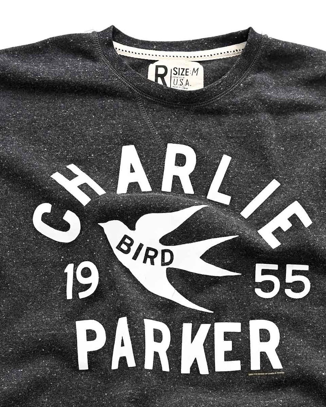 Charlie "Bird" Parker '55 Black Sweatshirt - Roots of Fight Canada