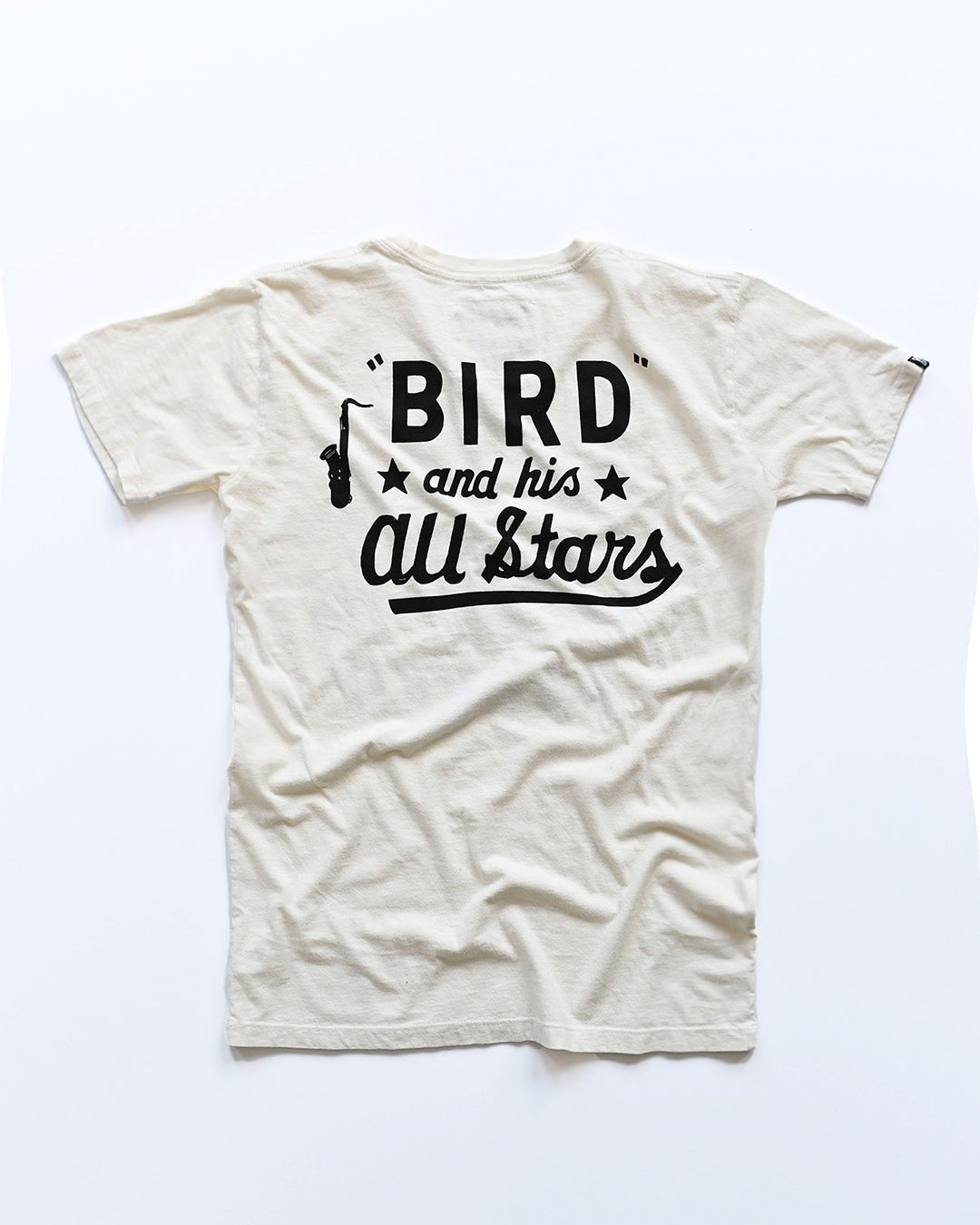 Charlie Bird Parker &#39;55 White Tee - Roots of Fight Canada