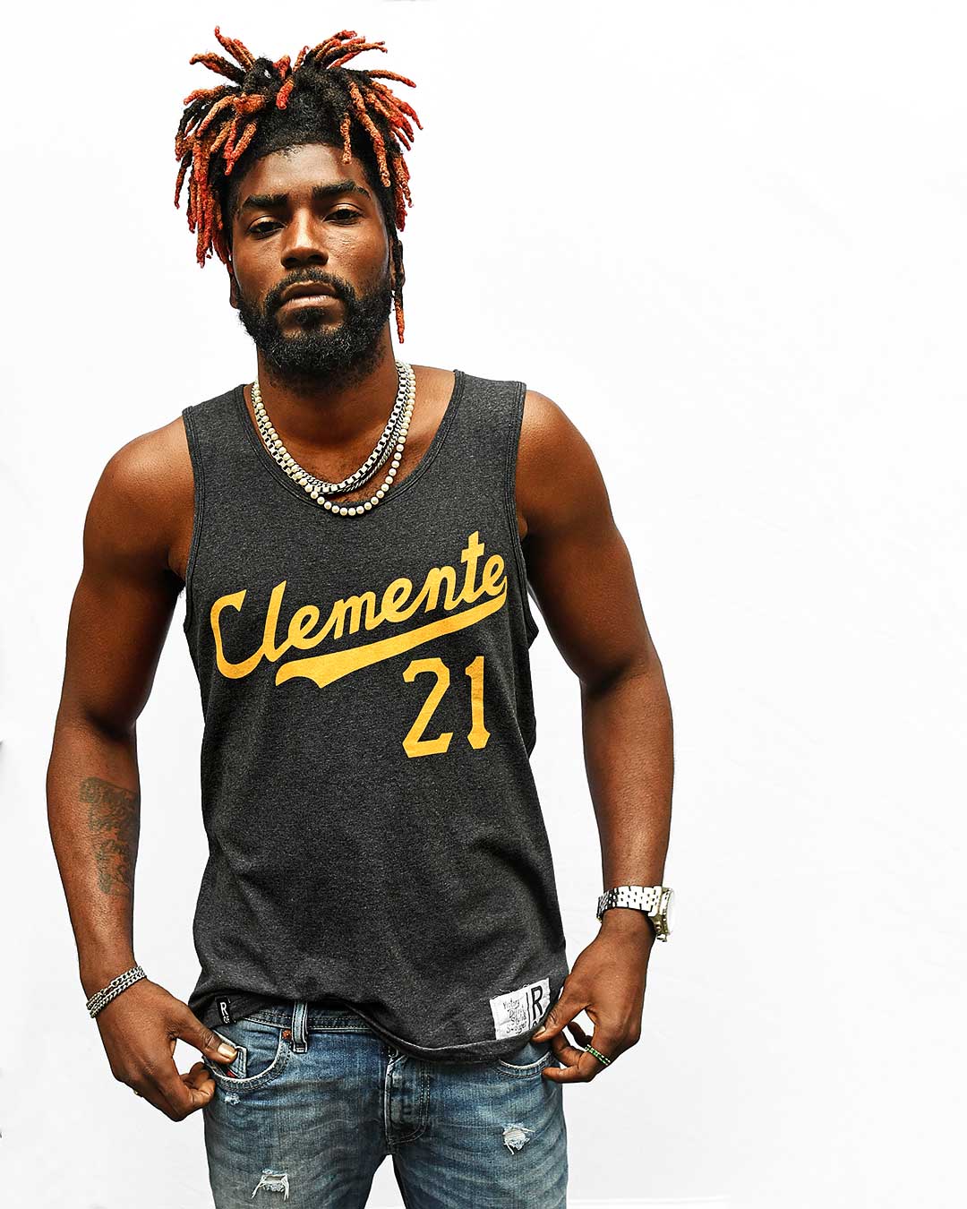 Clemente #21 Black Tank